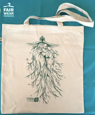 20 bolsas con publicidad