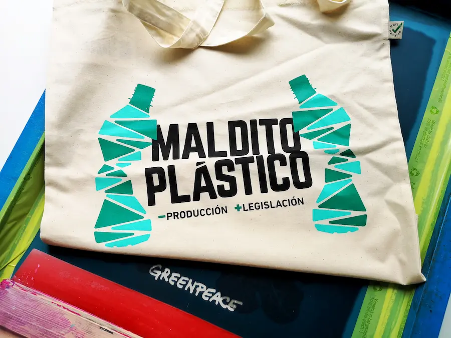 26 bolsas de tela con logo